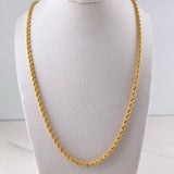 Cadena Lazo 7gr / 50cm / 3mm Oro Amarillo +3 18K #