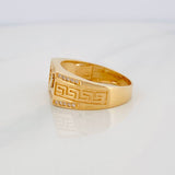 Anillo Corona Trival 7.25g / T9 1/2 Dos Oros Amarillo Blanco 18K