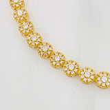 Pulso Halo Tennis 10.9g / 15.5cm / 5.08mm Oro Amarillo 18K