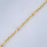 Tobillera Denario 4.05gr / 25.6cm / Oro Amarillo 18K $
