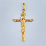 Dije Cruz Cristo 1.5gr / 4.3cm / Oro Amarillo 18K &