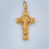 Dije Cruz Cristo 2gr / 3.9cm / Oro Amarillo 18K &