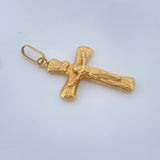 Dije Cruz Cristo 1.45gr / 3.5cm / Oro Amarillo 18K &