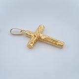 Dije Cruz Cristo 1.2gr / 3.2cm / Oro Amarillo 18K &
