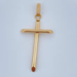 Dije Cruz 1.3gr / 4cm / Oro Amarillo 18K &