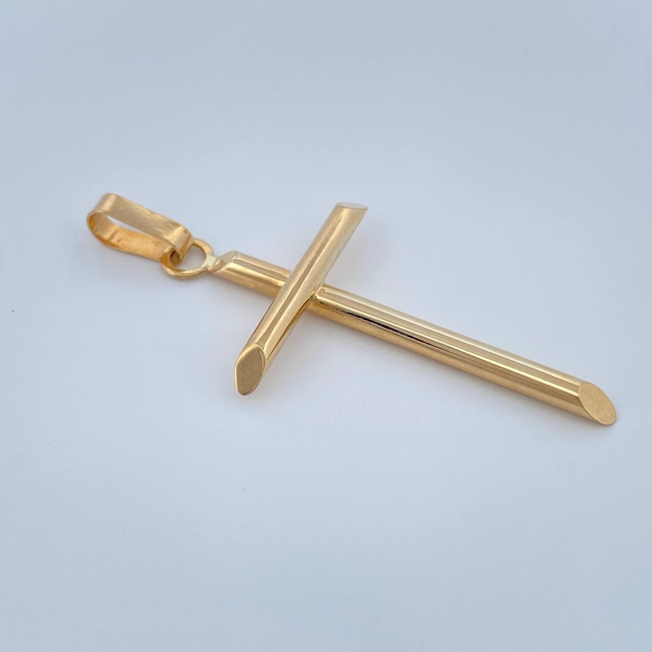 Dije Cruz 1.3gr / 4cm / Oro Amarillo 18K &