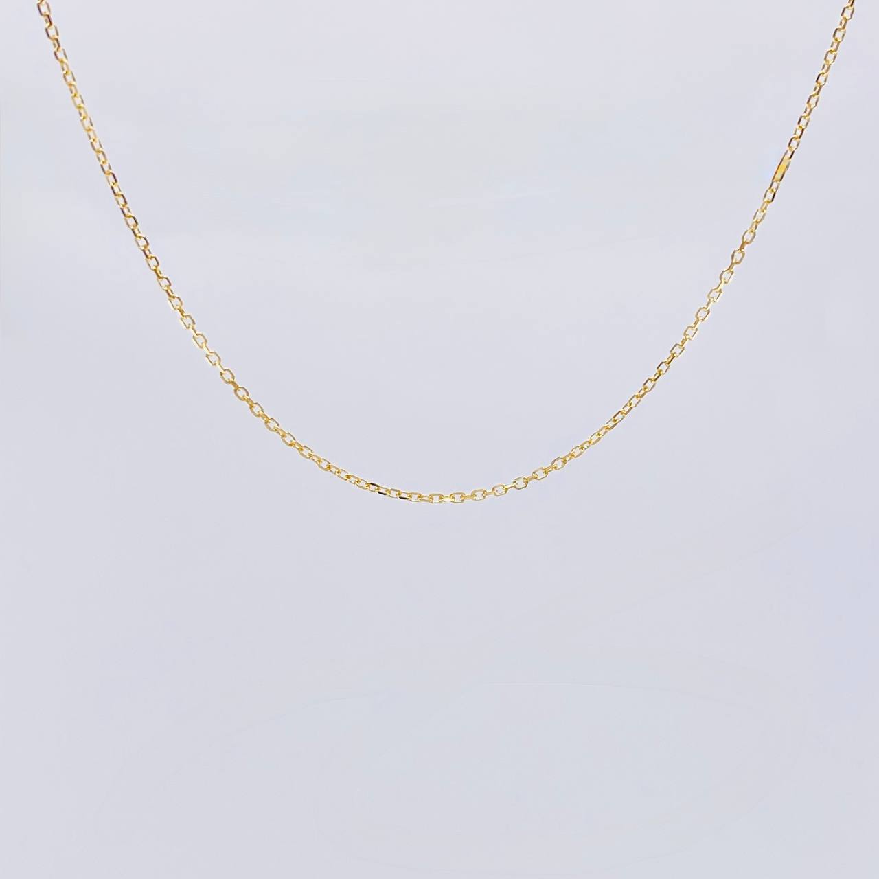 Cadena Aro Seguido 1.25 g / 50 cm / 0.9 mm Oro Amarillo 18K