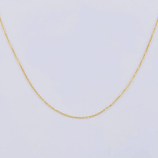 Cadena Aro Seguido 1.35 g / 45.1 cm / 1 mm Oro Amarillo 18K
