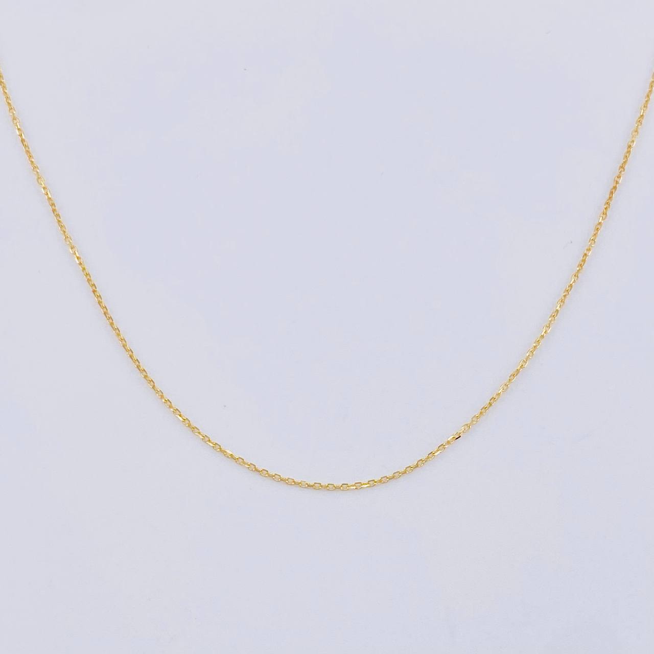 Cadena Aro Seguido 1.25 g / 49.6 cm / 0.9 mm Oro Amarillo 18K