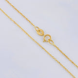 Cadena Aro Seguido 1.25 g / 49.6 cm / 0.9 mm Oro Amarillo 18K