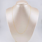 Cadena Aro Seguido 1.25 g / 50 cm / 0.9 mm Oro Amarillo 18K