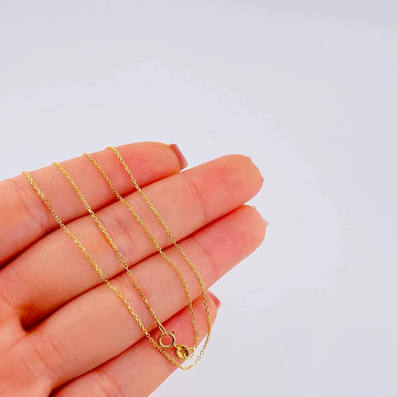 Cadena Aro Seguido 1.1g / 45cm / 0.3mm Oro Amarillo 18K