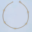 Tobillera Espiga Militar 1.8gr / 25.7cm / Oro 18K $