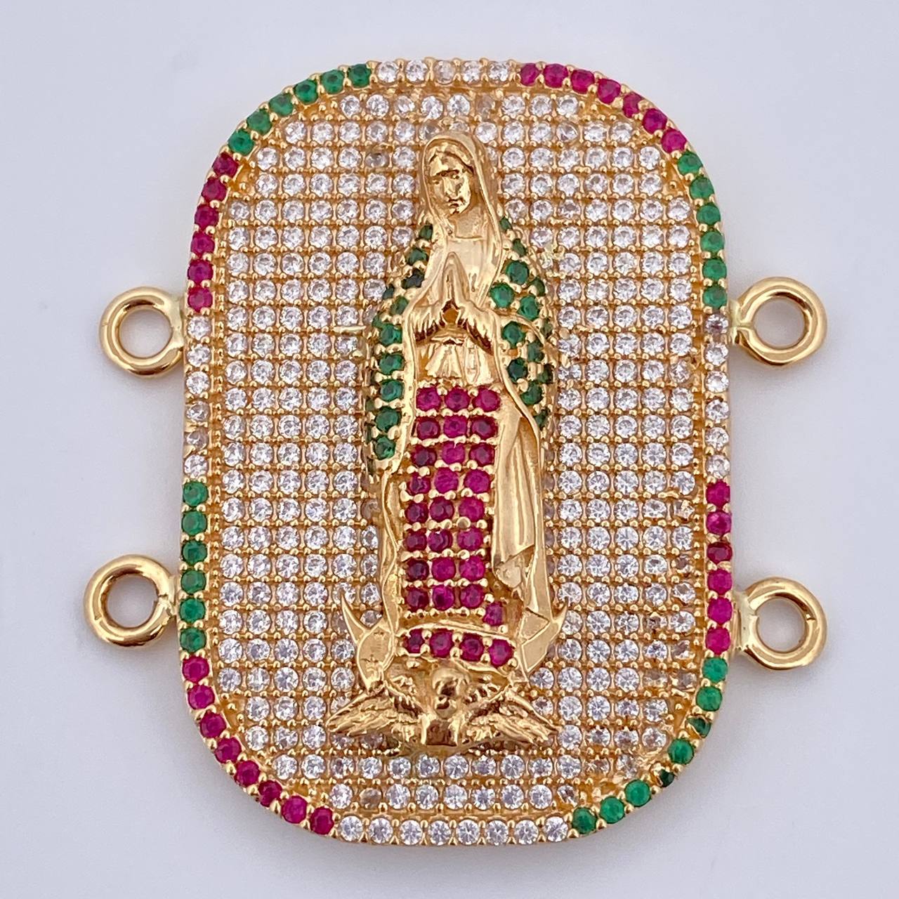 Herraje Virgen Guadalupe 9.9gr / 3.5cm / Oro 18K $