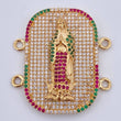 Herraje Virgen Guadalupe 9.9gr / 3.5cm / Oro 18K $