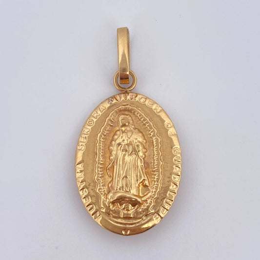 Dije Virgen de Guadalupe 2.15gr / 3.5cm / Oro 18K $