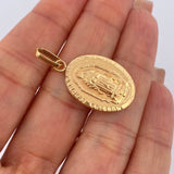 Dije Virgen de Guadalupe 2.15gr / 3.5cm / Oro 18K $
