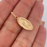Dije Virgen Maria 1gr / 2.7cm / Oro 18K $