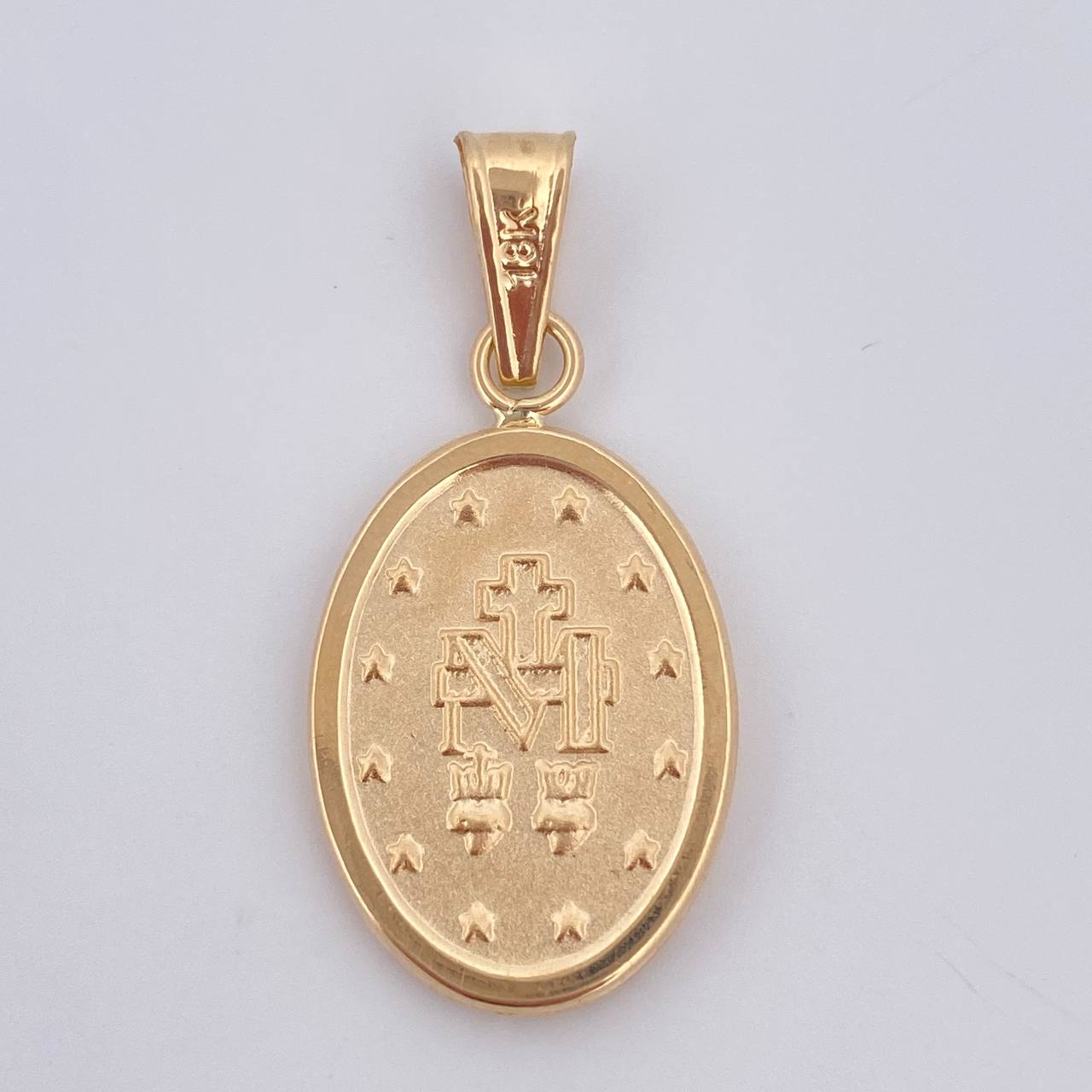 Dije Virgen Milagrosa 1.55gr / 3cm / Oro 18K $