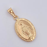 Dije Virgen Milagrosa 1.55gr / 3cm / Oro 18K $