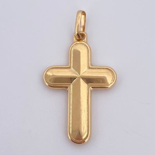 Dije Cruz Bizantina 1.65gr / 3.5cm / Oro 18K $