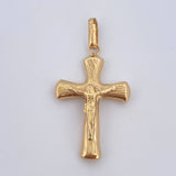 Dije Cruz Cristo 1.3gr / 3.5cm / Oro 18K $