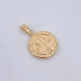 Dije San Benito 1.35gr / 2.5cm / Oro 18K $