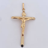 Dije Cruz Cristo 3gr / 6.3cm / Oro 18K $