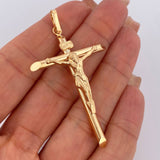 Dije Cruz Cristo 3.05gr / 6cm / Oro 18K $