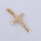 Cruz Cristo 1.4gr / 4cm / Oro 18K $