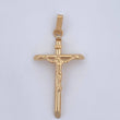 Cruz Cristo 1.4gr / 4cm / Oro 18K $