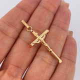 Cruz Cristo 1.25gr / 4cm / Oro 18K $