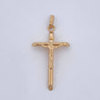 Cruz Cristo 1.25gr / 4cm / Oro 18K $
