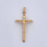 Cruz Cristo 1.25gr / 4cm / Oro 18K $