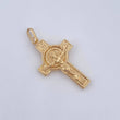 Dije Cruz Cristo San Benito 2.05gr / 3.6cm / Oro 18K $