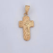 Dije Cruz Rostro Cristo 0.8gr / 2.6cm / Oro 18K $