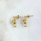 Topos Clips 1.65gr / 1.5cm / liso Oro Amarillo 18K ©