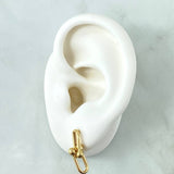 Topos Clips 1.65gr / 1.5cm / liso Oro Amarillo 18K ©