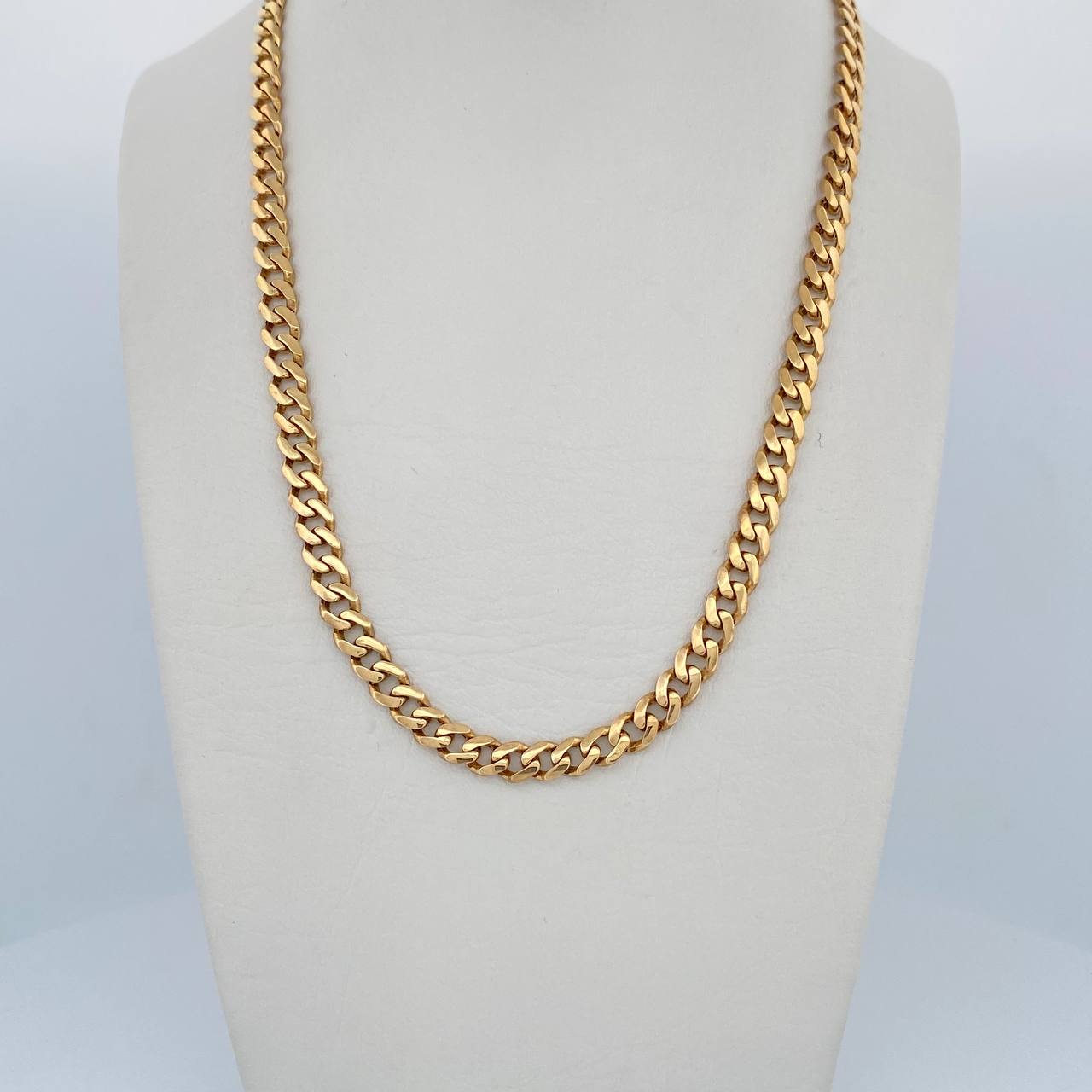 Cadena Cubana 19.1gr / 57cm / Nac.Esp. Oro 18K &