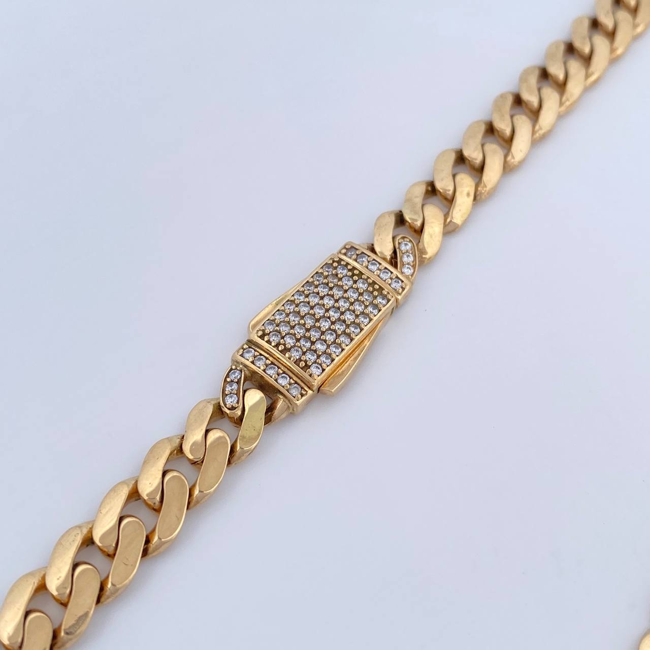 Cadena Cubana 32.85gr / 60cm / Nac.Esp. Oro 18K &