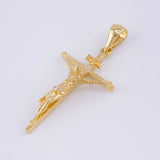 Dije Cruz Cristo 2.4 g / 3.4 cm Oro Amarillo 18K