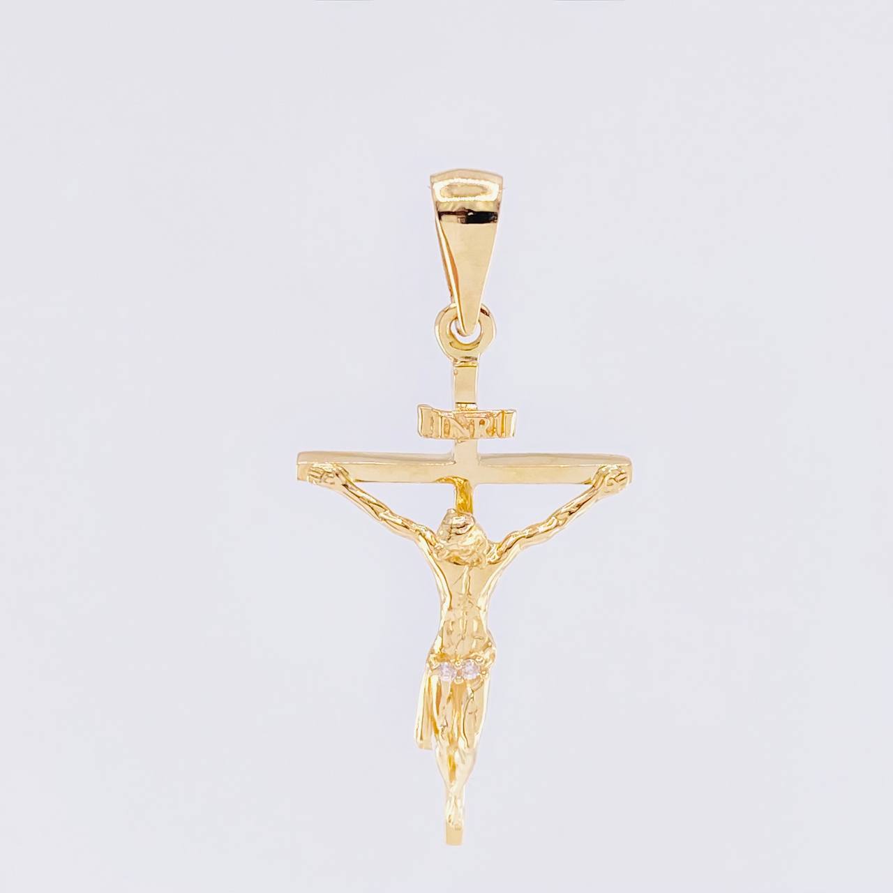 Dije Cruz Cristo 2.4 g / 3.4 cm Oro Amarillo 18K