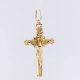 Dije Cruz Cristo 1.25 g / 3.4 cm Oro Amarillo 18K