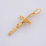 Dije Cruz Cristo 0.9 g / 2.7 cm Oro Amarillo 18K