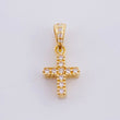 Dije Cruz Doble Faz 1 g / 1.5 cm Oro Amarillo 18K