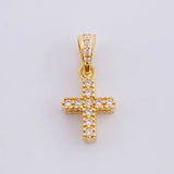 Dije Cruz Doble Faz 1 g / 1.5 cm Oro Amarillo 18K