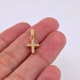 Dije Cruz Doble Faz 1 g / 1.5 cm Oro Amarillo 18K
