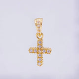 Dije Cruz Doble Faz 1 g / 1.5 cm Oro Amarillo 18K