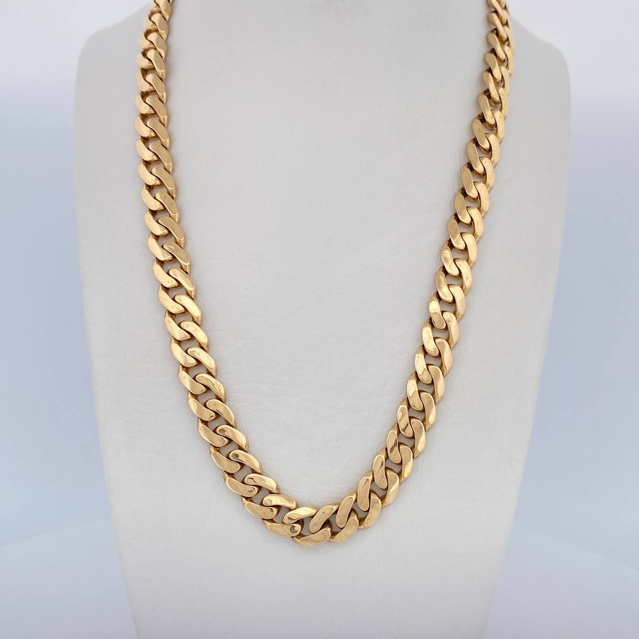 Cadena Cubana 32.85gr / 60cm / Nac.Esp. Oro 18K &