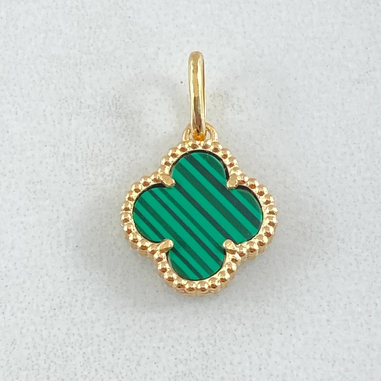 Dije Trebol 1.7gr / 2cm / Nac.Esp. Oro 18K